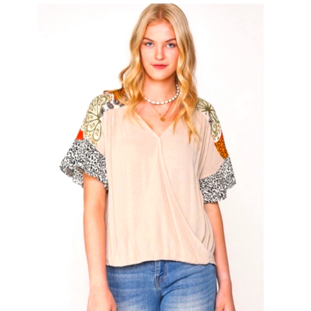 Women's Boho Flowy Blouse